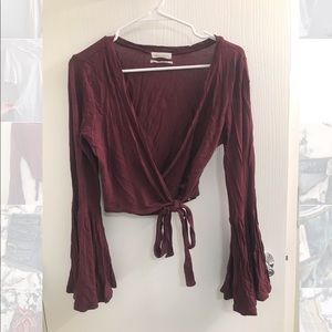 URBAN OUTFITTERS: Front Tie Crop